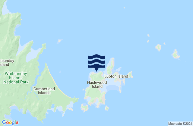 Haslewood Island, Australia潮水
