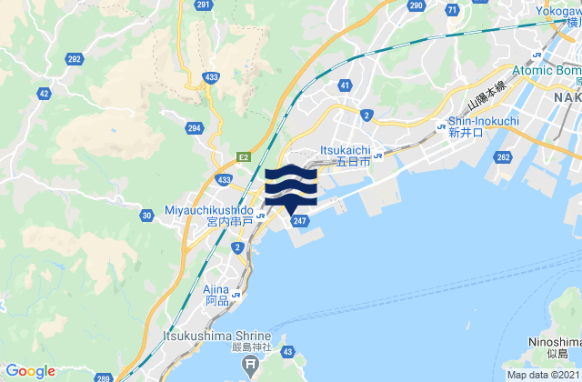 Hatsukaichi, Japan潮水