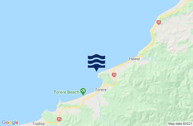Haurere Point, New Zealand潮水