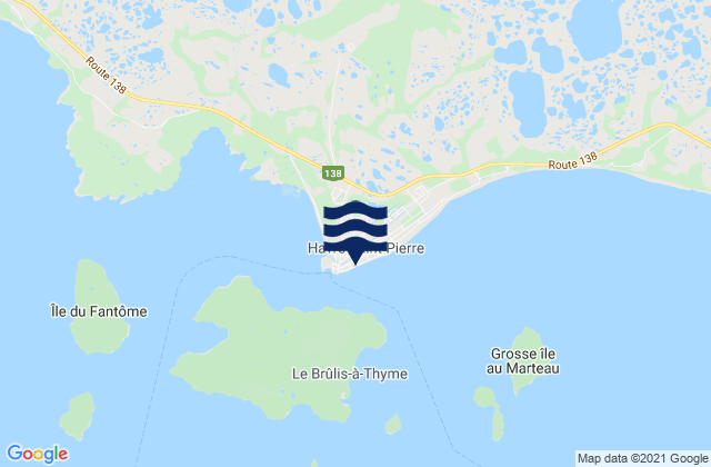 Havre-Saint-Pierre, Canada潮水