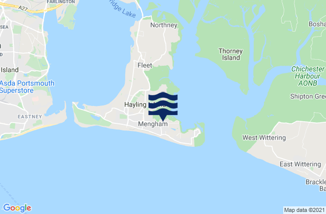 Hayling Island, United Kingdom潮水