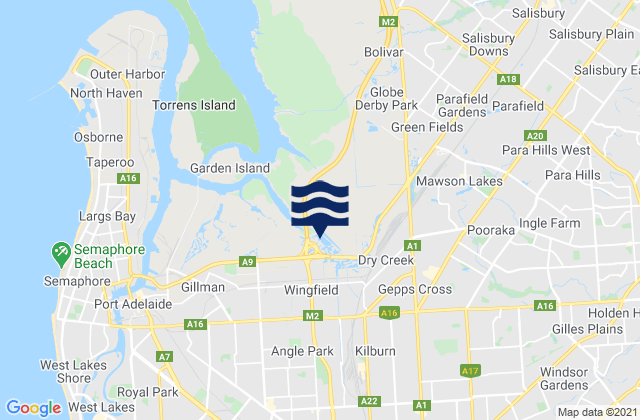 Hazelwood Park, Australia潮水