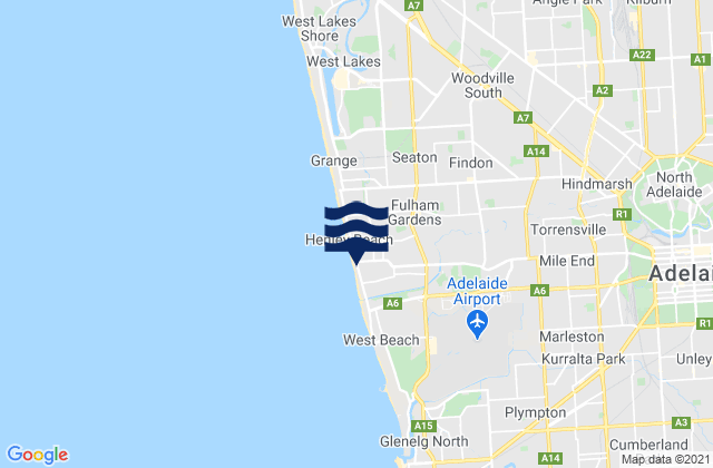 Henley Beach South, Australia潮水