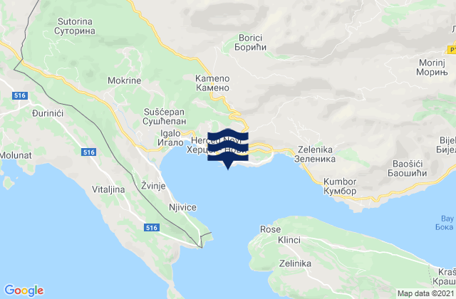 Herceg Novi, Montenegro潮水