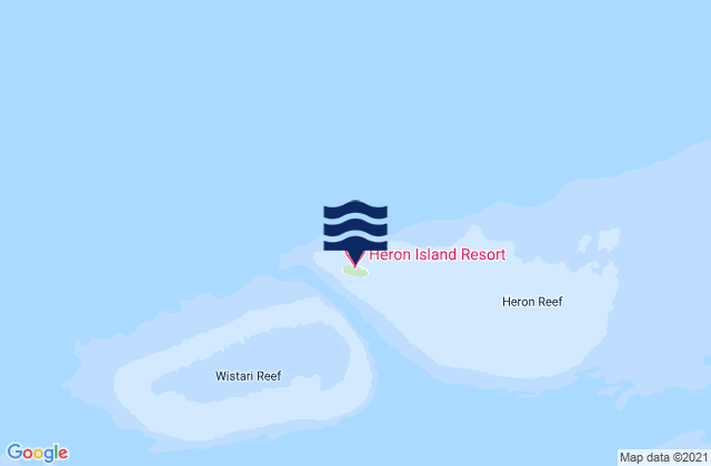 Heron Island, Australia潮水