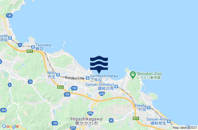 Higashikagawa Shi, Japan潮水