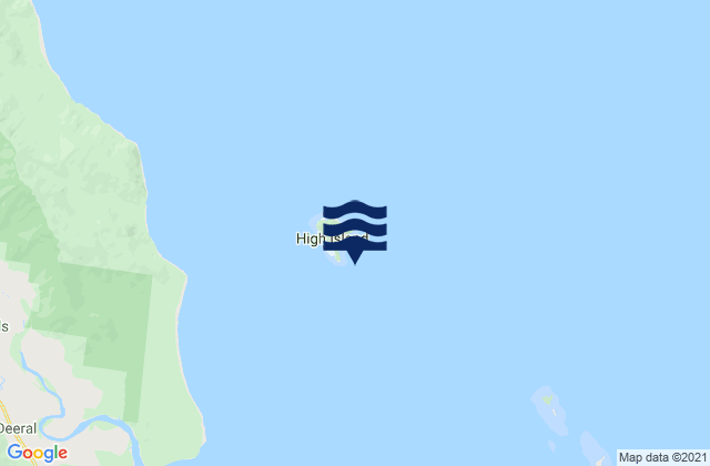 High Island, Australia潮水