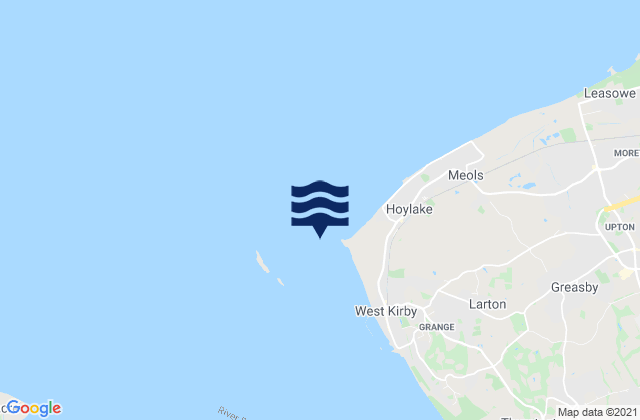 Hilbre Island, United Kingdom潮水