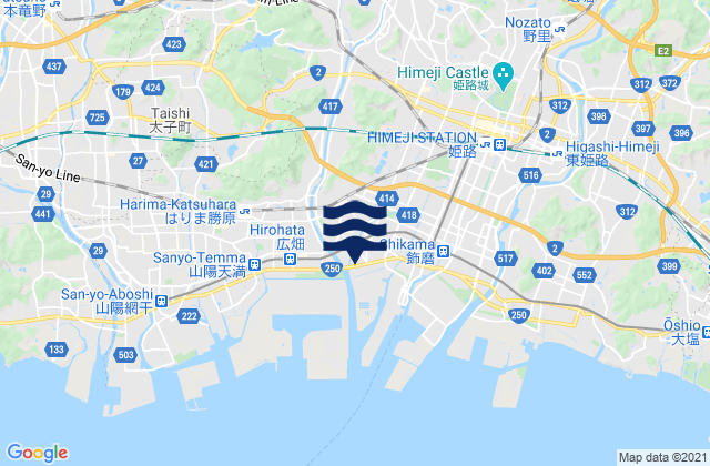 Himeji Shi, Japan潮水