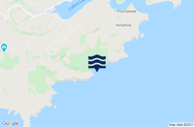 Hinahina Cove, New Zealand潮水