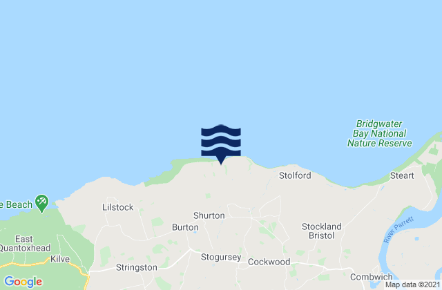 Hinkley Point, United Kingdom潮水