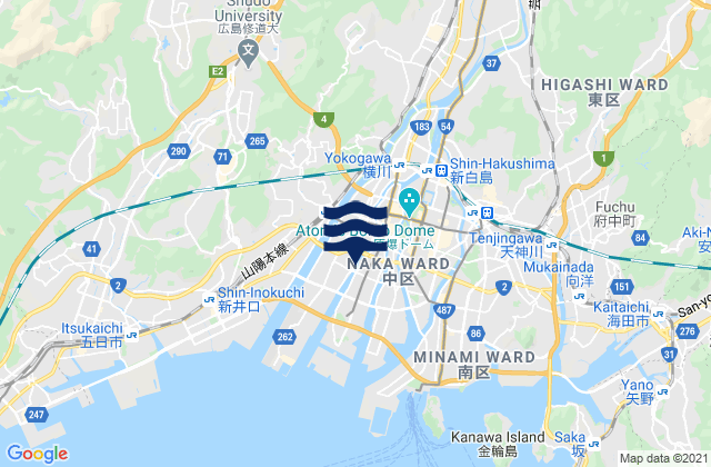 Hiroshima-shi, Japan潮水
