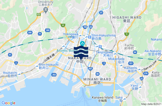 Hiroshima, Japan潮水