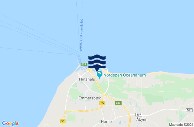 Hirtshals Port, Denmark潮水