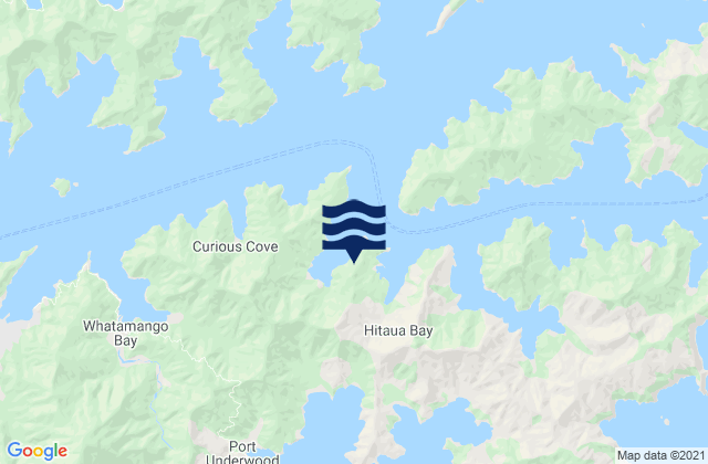 Hitaua Bay, New Zealand潮水