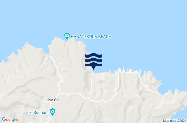 Hiva Oa, French Polynesia潮水