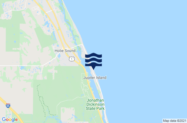Hobe Sound (Jupiter Island), United States潮水