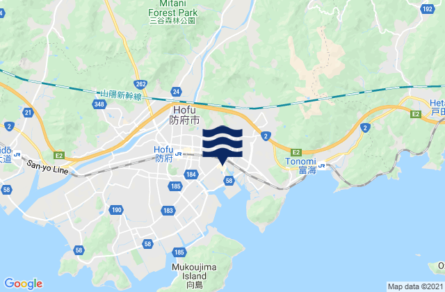 Hofu Shi, Japan潮水