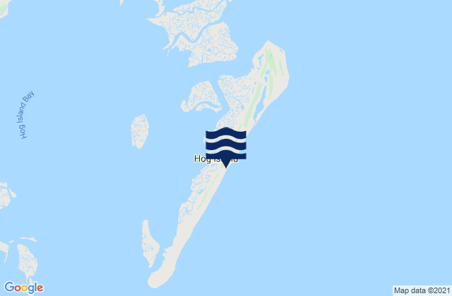 Hog Island, United States潮水