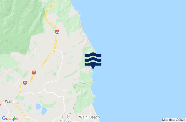 Homunga Bay, New Zealand潮水