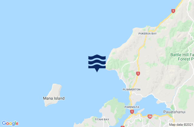 Hongoeka Bay, New Zealand潮水