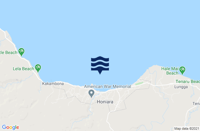 Honiara, Solomon Islands潮水