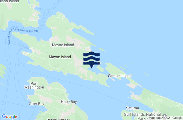 Horton Bay, Canada潮水