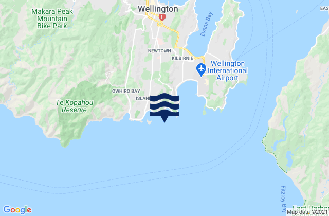 Houghton Bay, New Zealand潮水