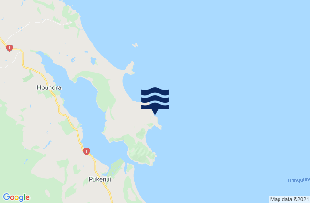 Houhora Bay, New Zealand潮水