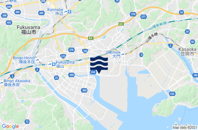 Hukuyama, Japan潮水