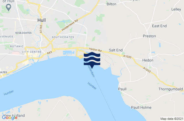 Hull (King George Dock), United Kingdom潮水