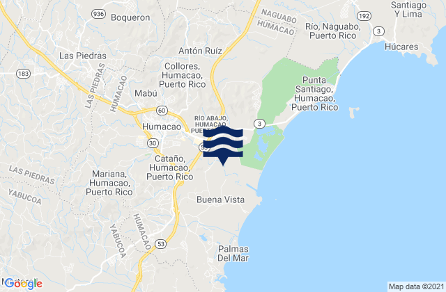 Humacao, Puerto Rico潮水