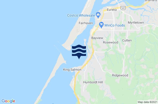 Humboldt Bay, United States潮水