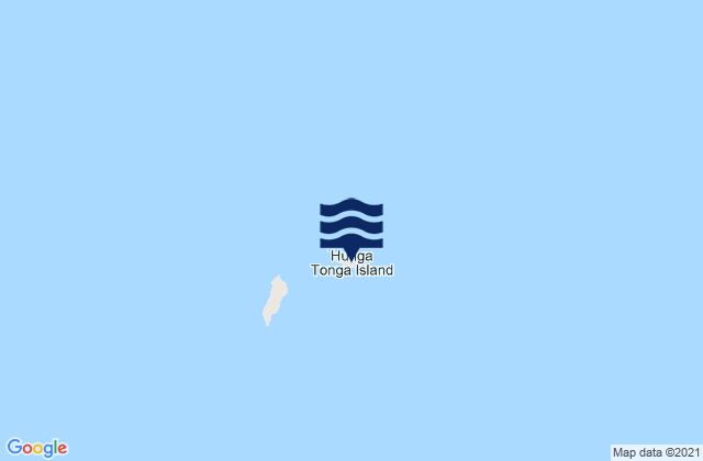 Hunga Tonga Island, Tonga潮水