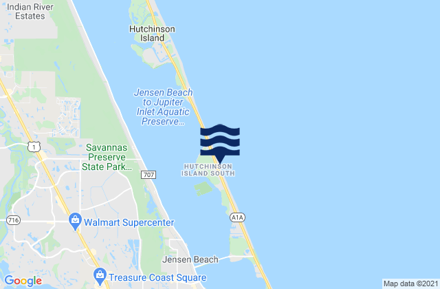 Hutchinson Island, United States潮水