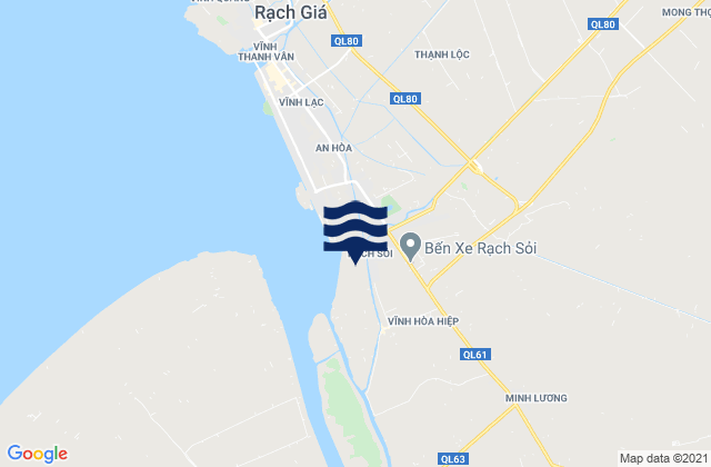 Huyện Châu Thành, Vietnam潮水