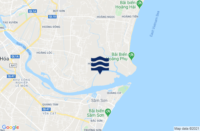 Huyện Hoằng Hóa, Vietnam潮水