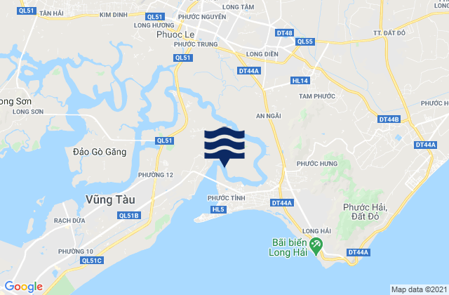 Huyện Long Điền, Vietnam潮水