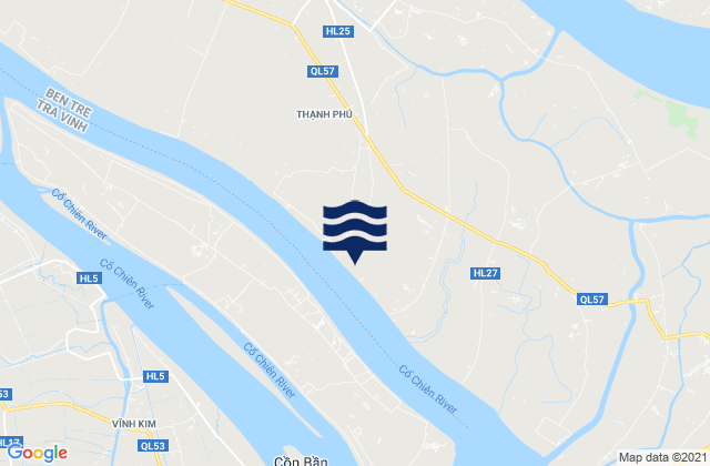 Huyện Thạnh Phú, Vietnam潮水