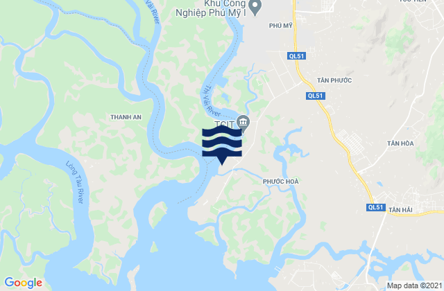 Huyện Tân Thành, Vietnam潮水