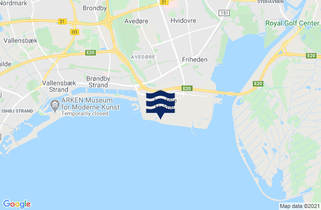 Hvidovre Kommune, Denmark潮水