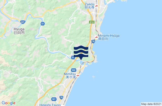 Hyūga-shi, Japan潮水