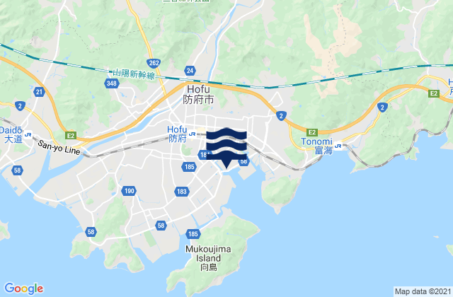 Hōfu, Japan潮水