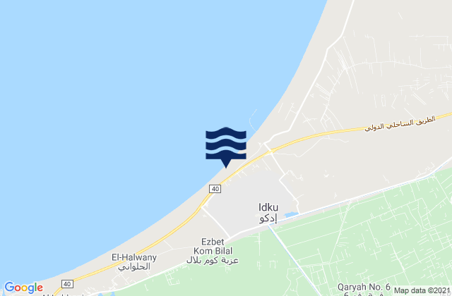 Idkū, Egypt潮水