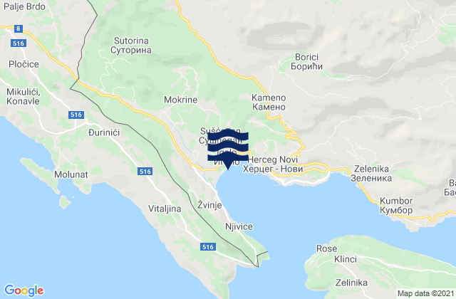 Igalo, Montenegro潮水