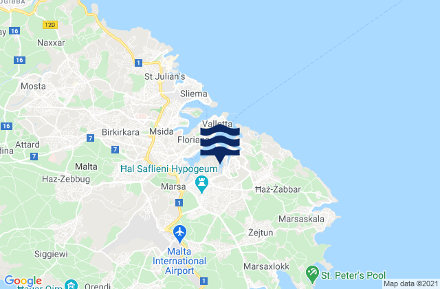 Il-Fgura, Malta潮水