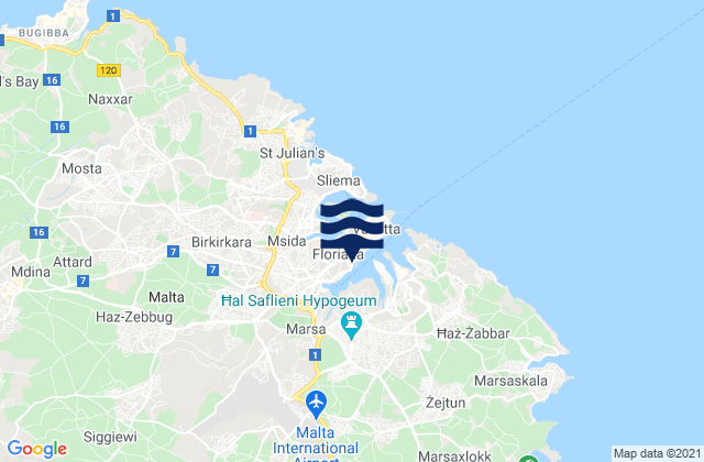 Il-Furjana, Malta潮水
