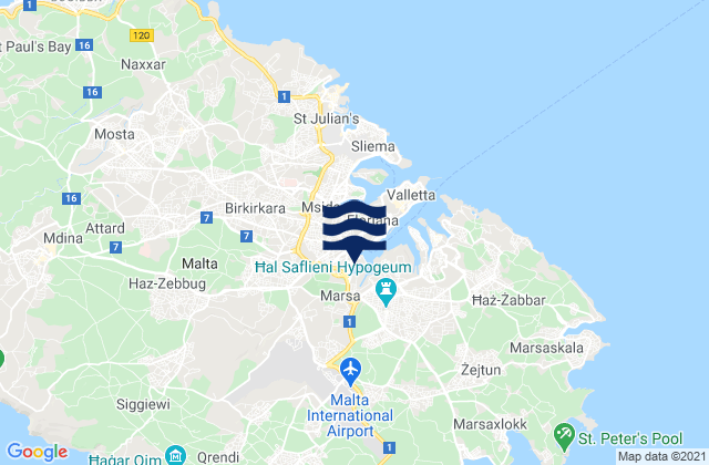 Il-Marsa, Malta潮水