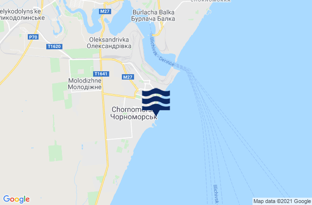 Illichivsk, Ukraine潮水