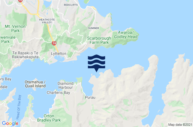 Inainatu/Pile Bay, New Zealand潮水